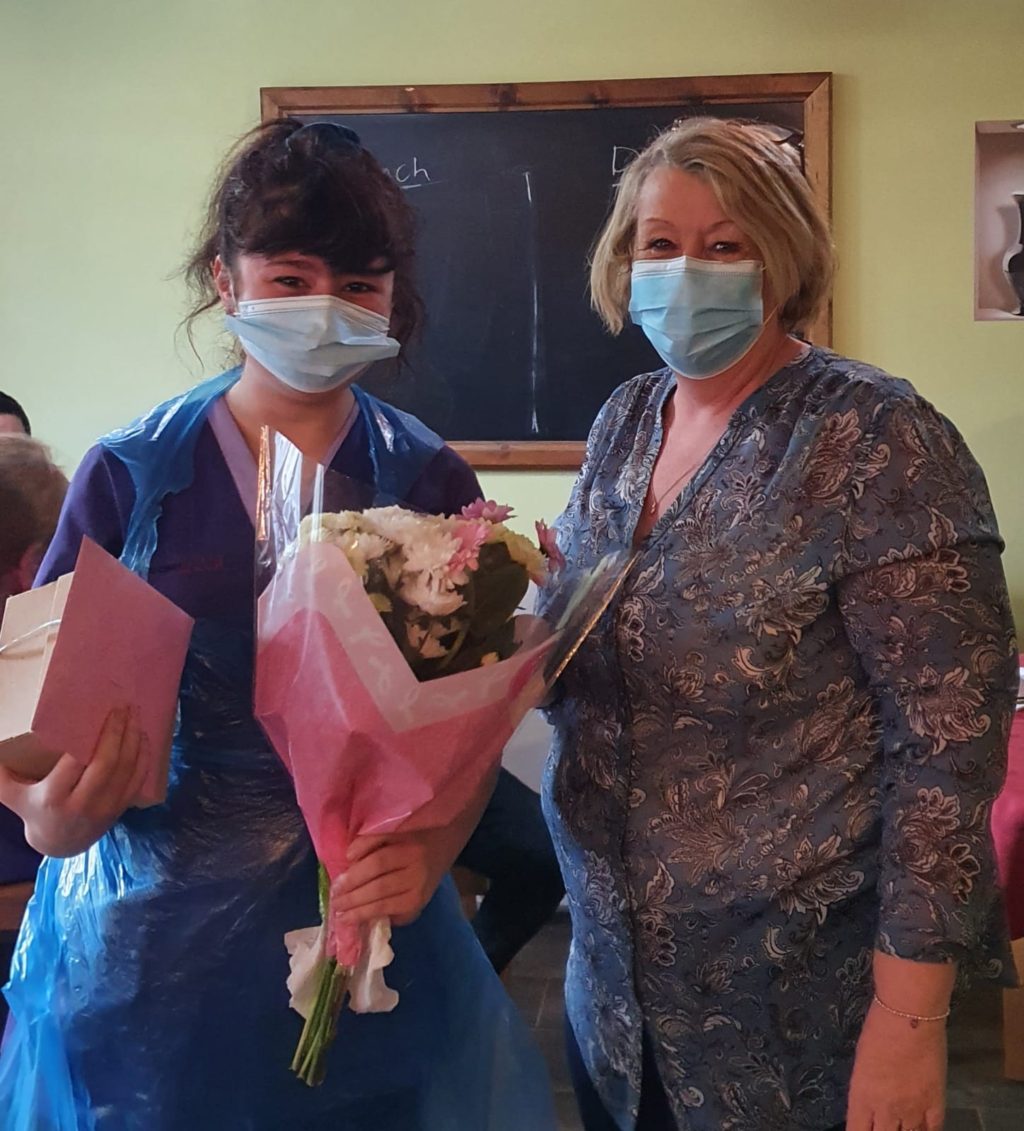 Dementia care home student