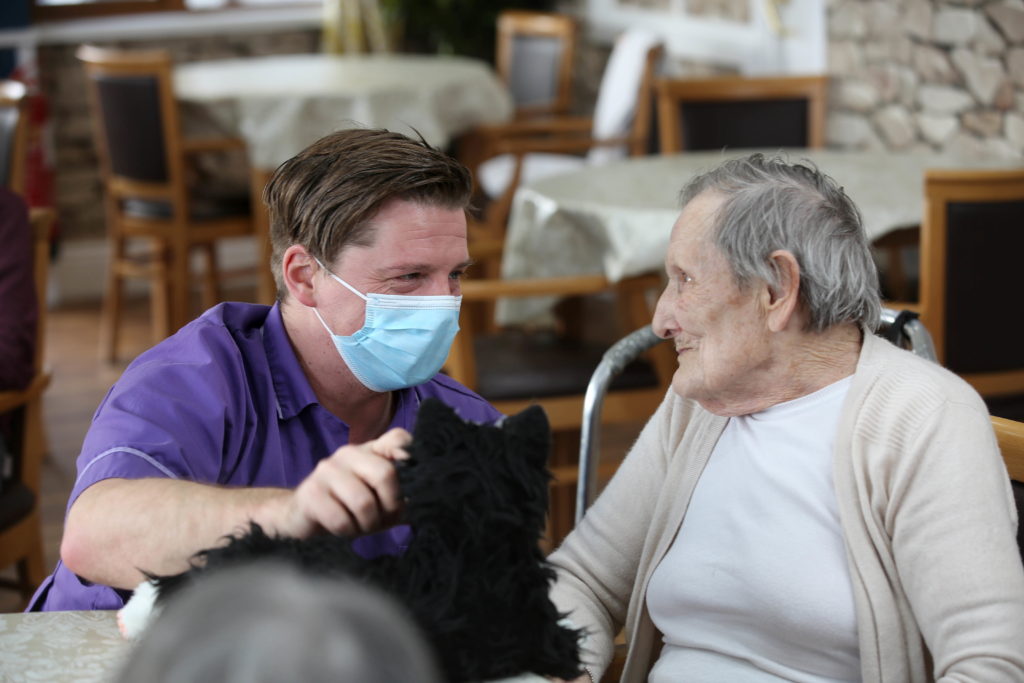 Osian Roberts, Healthcare Assistant at Meddyg Care home, Porthmadog