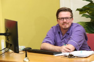 Osian Roberts, Healthcare Assistant at Meddyg Care home, Porthmadog