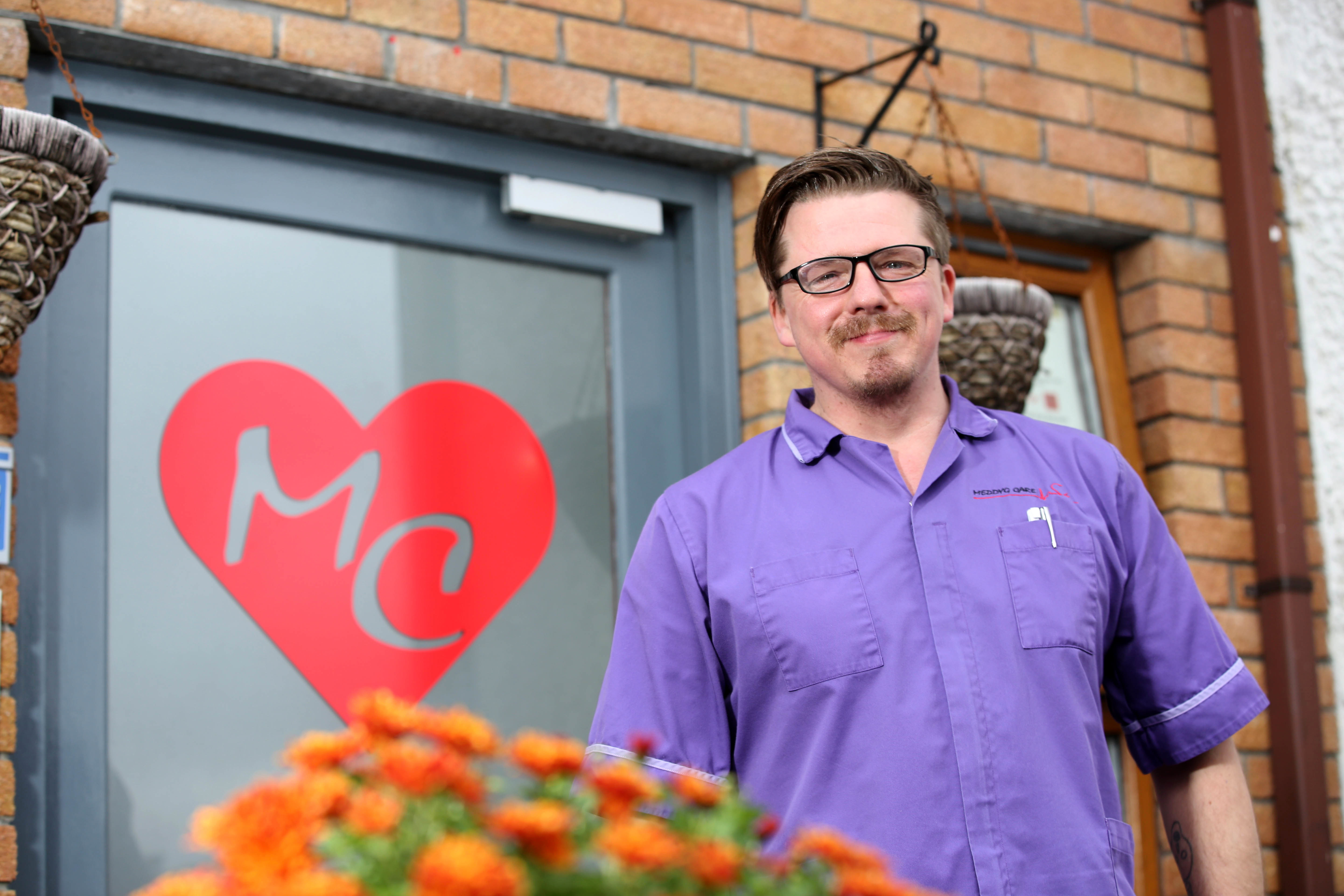 Osian Roberts, Healthcare Assistant at Meddyg Care home, Porthmadog